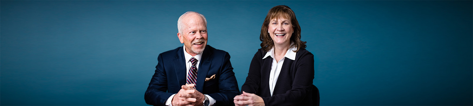 Photos of Gary Watkins and Marcene Carstensen of Union State Bank