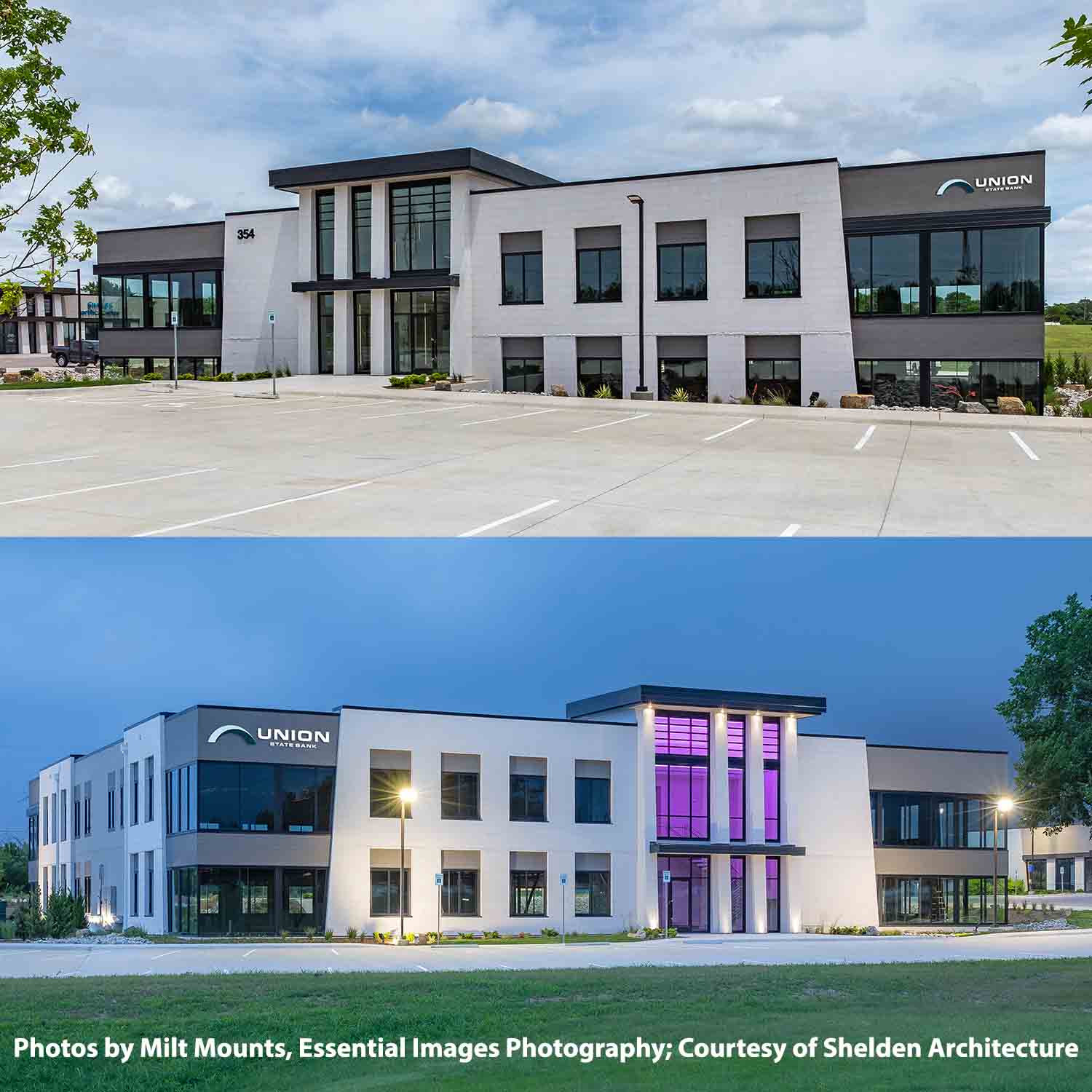 Photo of Union State Bank corporate office building located in Wichita, KS.
