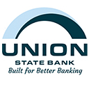 Image of Union State Bank arch logo and tagline: Built for Better Banking