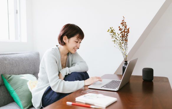 person using computer