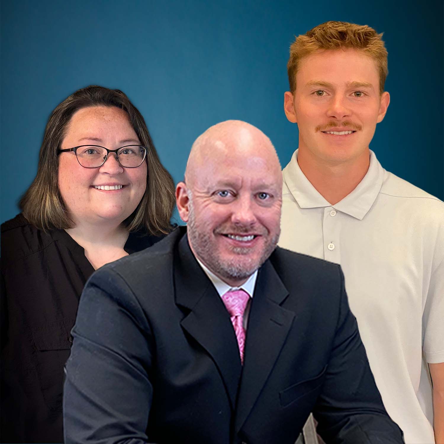 Photo of Amanda Conrad, Zack Stoy and Dax Givens of Union State Bank.
