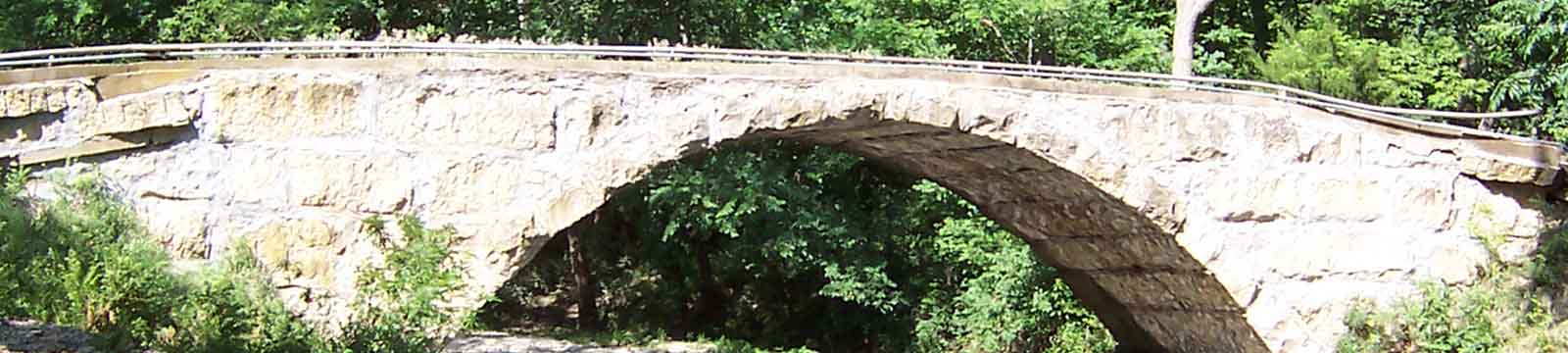 Photo of a stone arch bridge