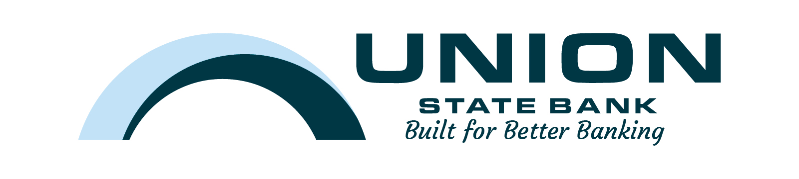 Union State Bank logo with the Built for Better Banking tagline attached.