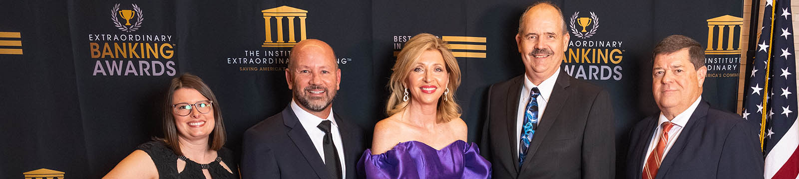Photo of members of the USB Executive Committee at the Extraordinary Banking Awards.