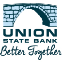 Image of Union State Bank stone bridge logo and tagline: Better Together