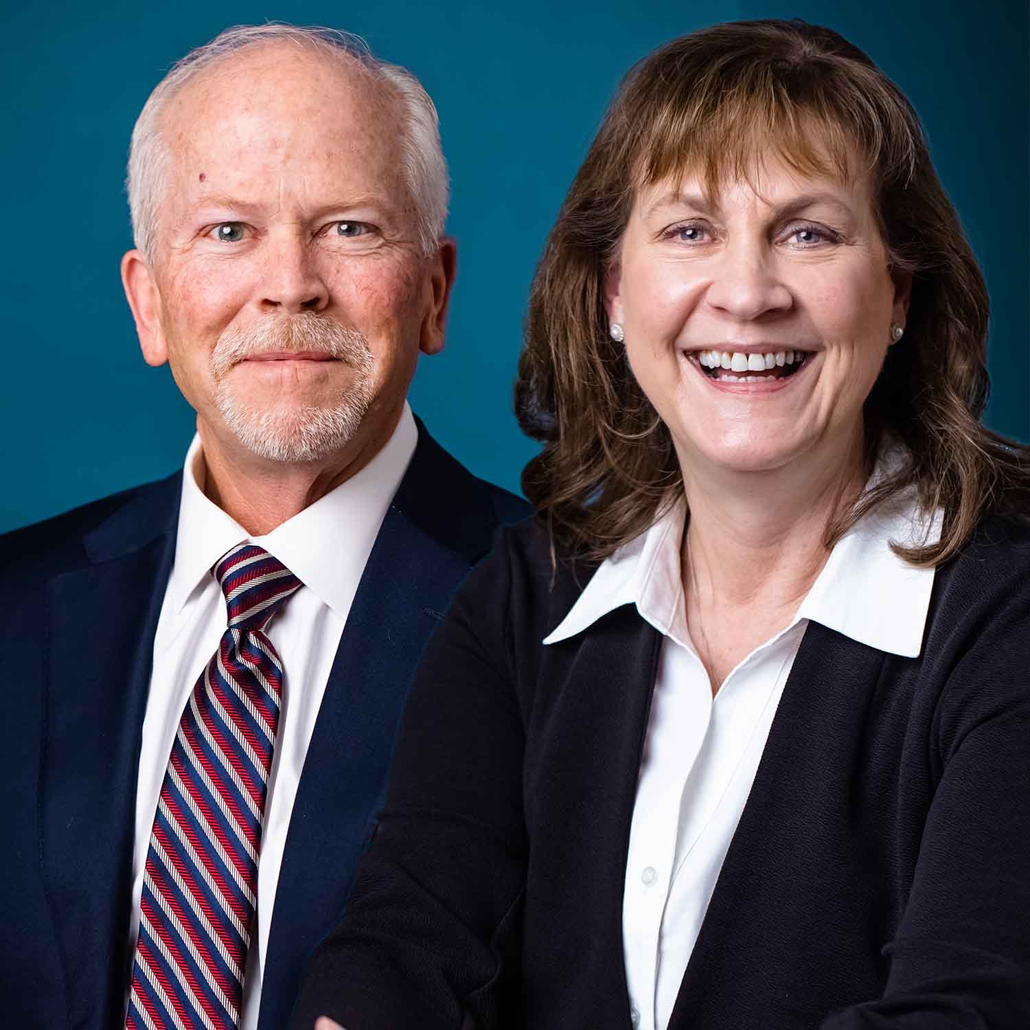 Photos of Gary Watkins and Marcene Carstensen of Union State Bank